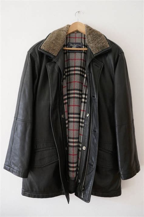 burberry lederjacke herren gebraucht|Burberry .